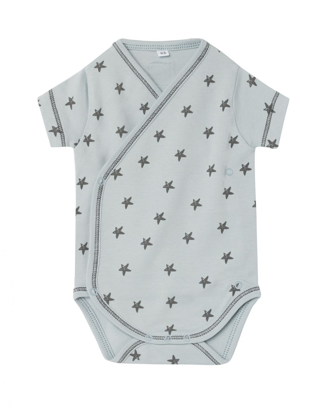 Body cruzado manga corta<br> LITTLE STAR AZUL