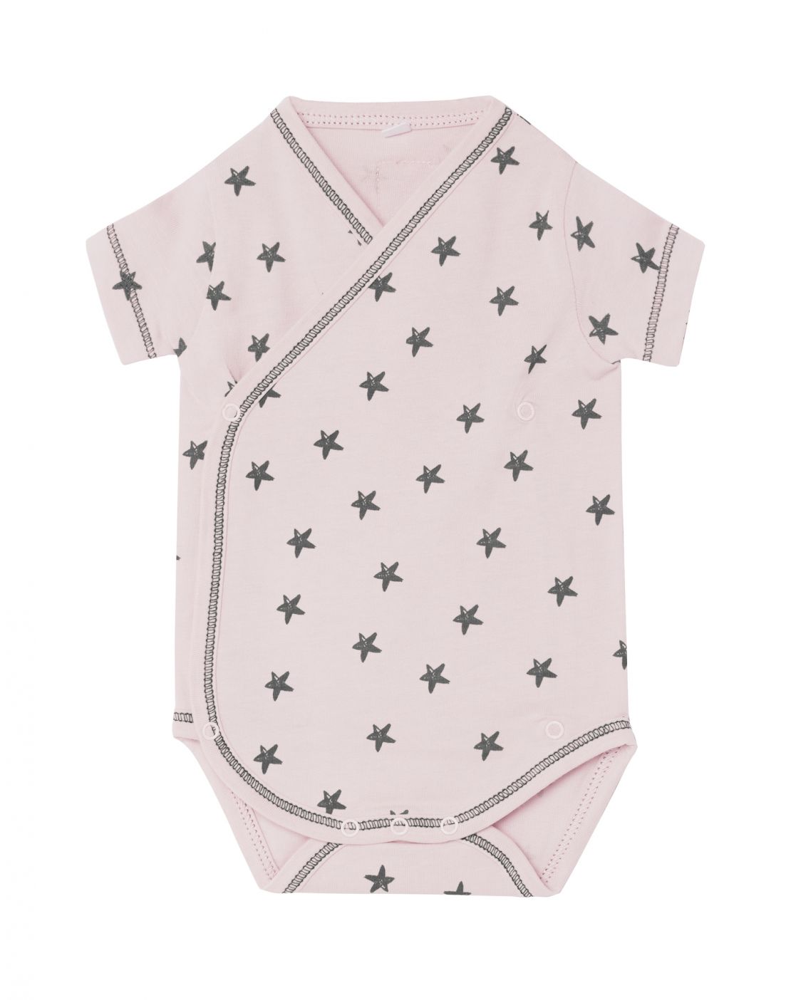 Body cruzado manga corta<br> LITTLE STAR ROSA