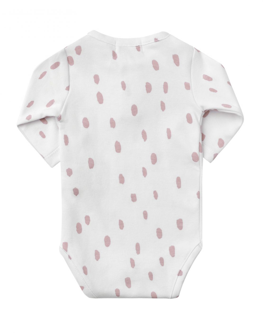 Body cruzado manga larga<br>SPOTS ROSA