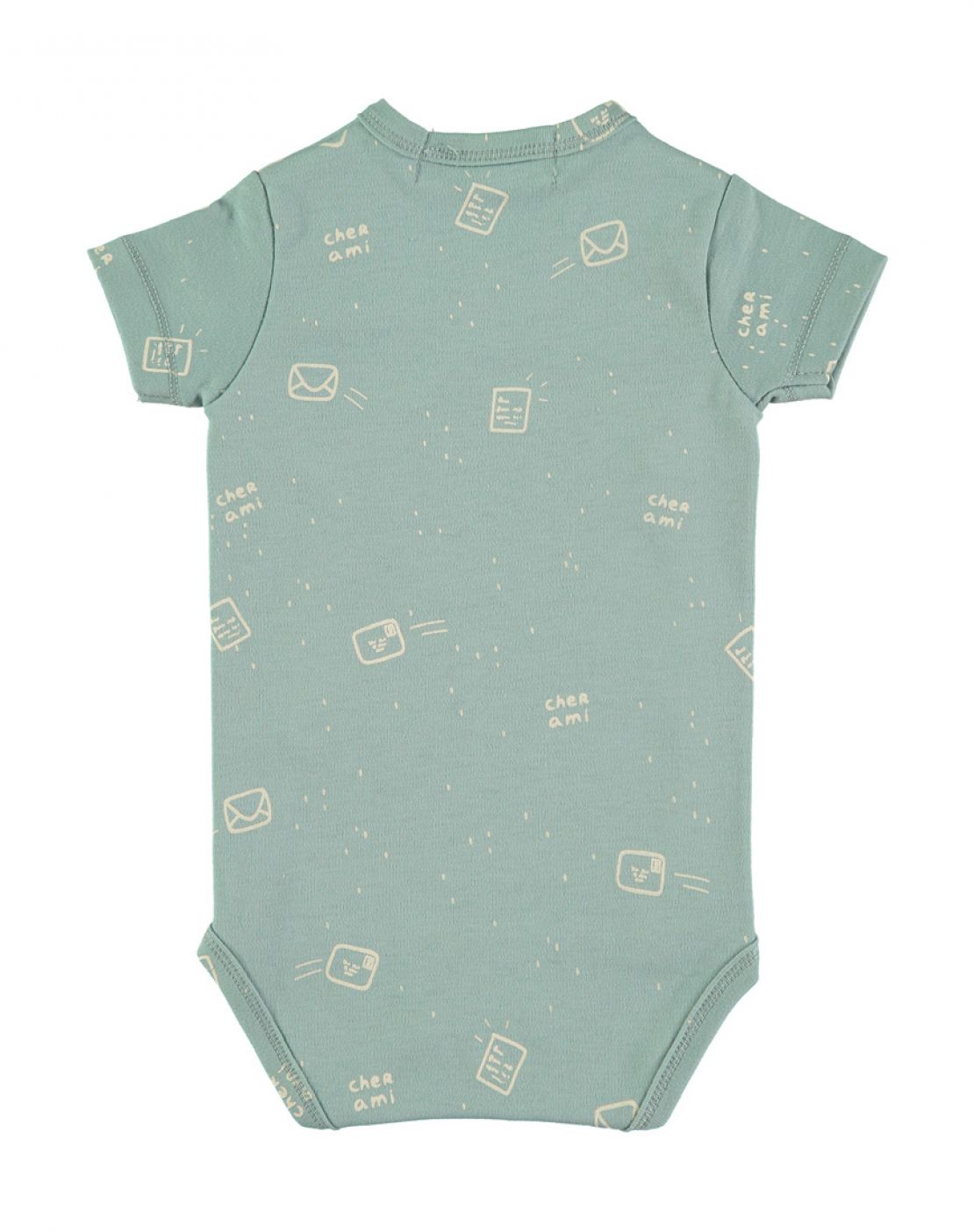 Body manga corta<br>HELLO