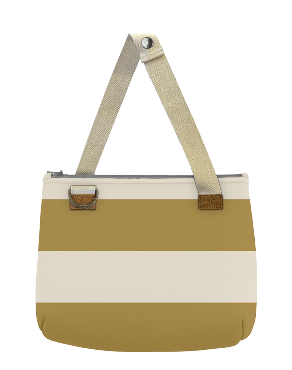 Bolso WANDER<br>RAYAS MOSTAZA