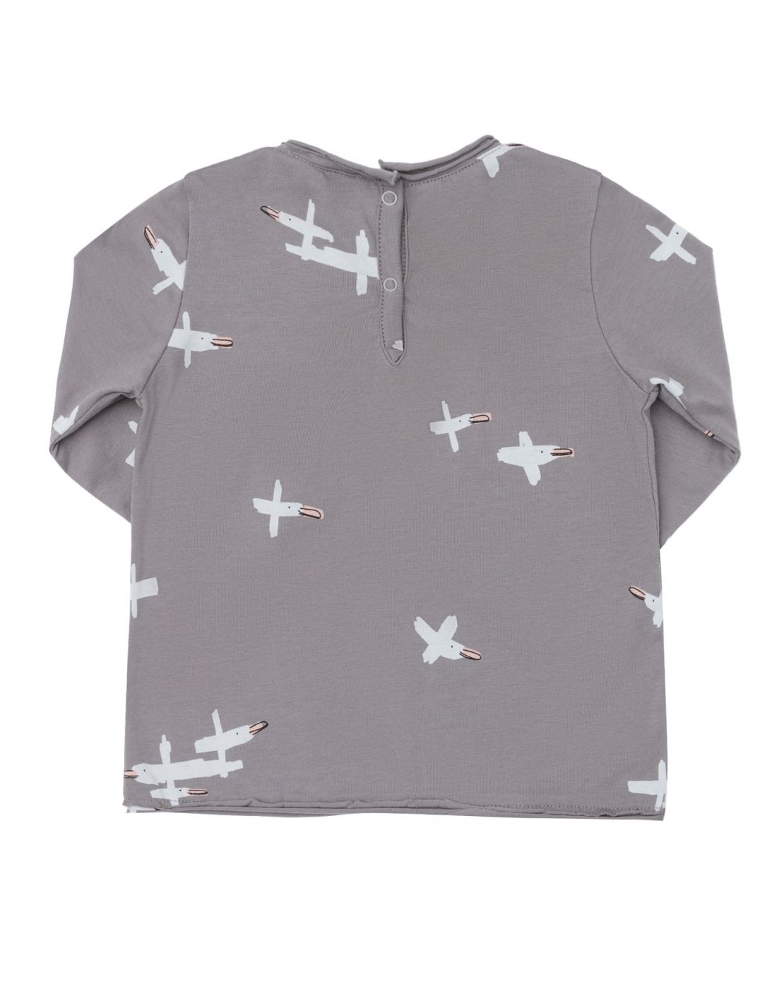 Camiseta manga larga<br>BIRDS GRIS