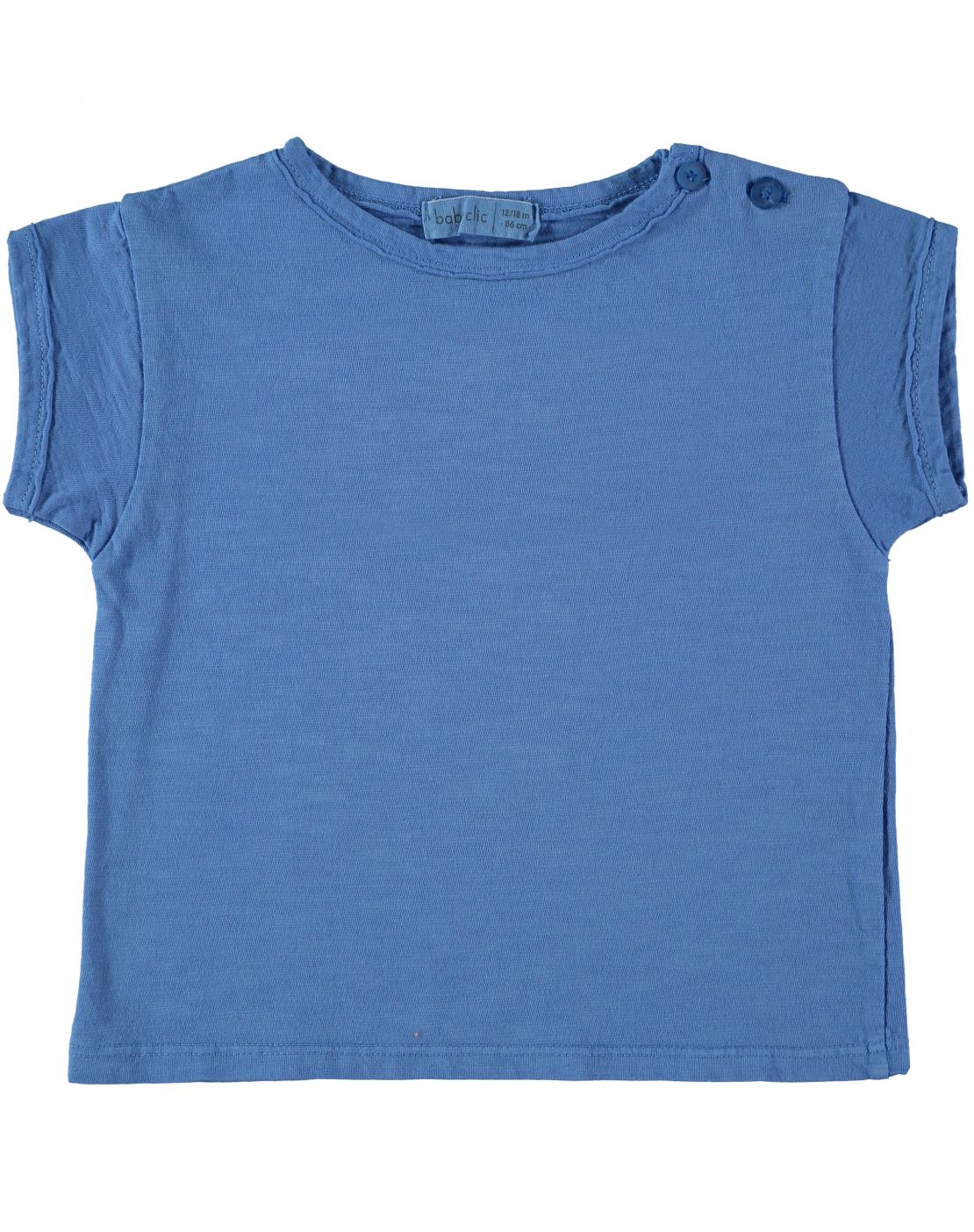 Camiseta PLAIN AZUL ELÉCTRICO