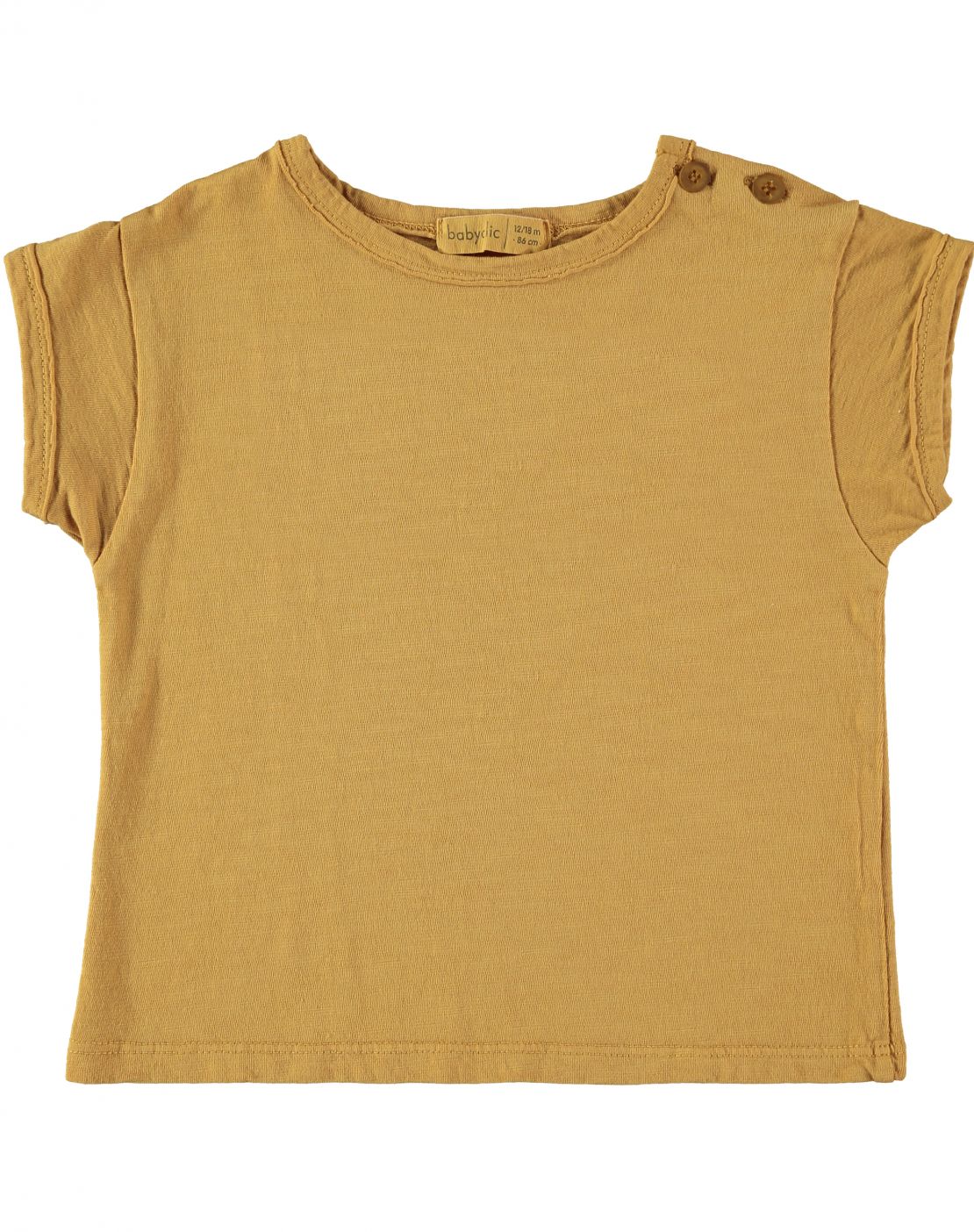 Camiseta PLAIN MOSTAZA