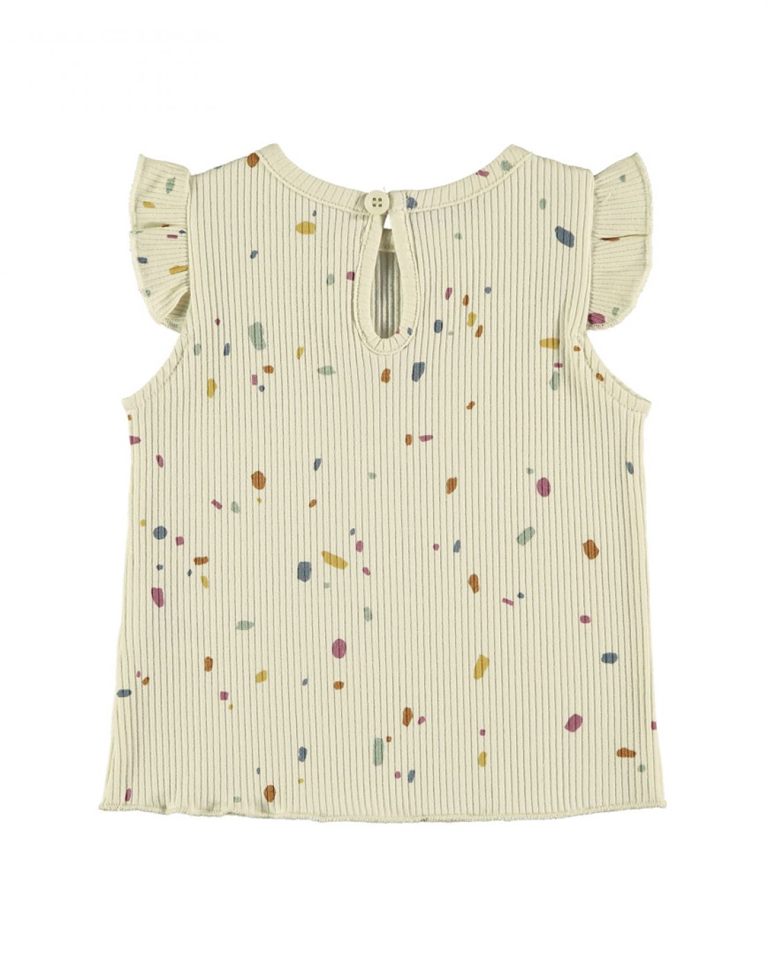 Camiseta tirantes CONFETTI IVORY