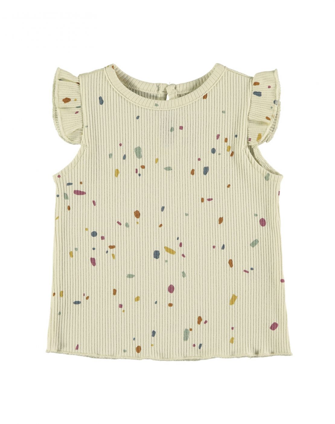 Camiseta tirantes CONFETTI IVORY