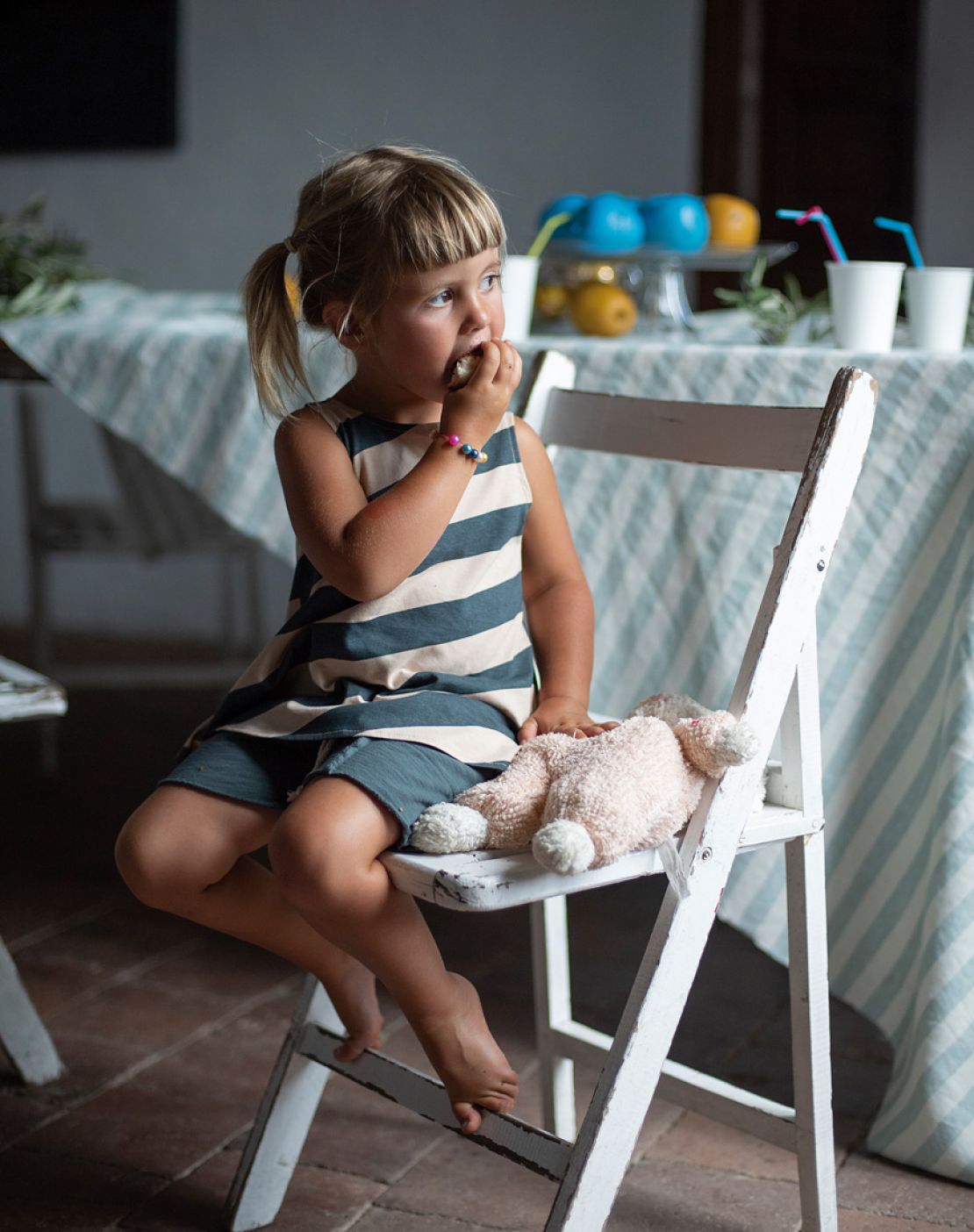 Camiseta tirantes TWIST ROSA VINTAGE