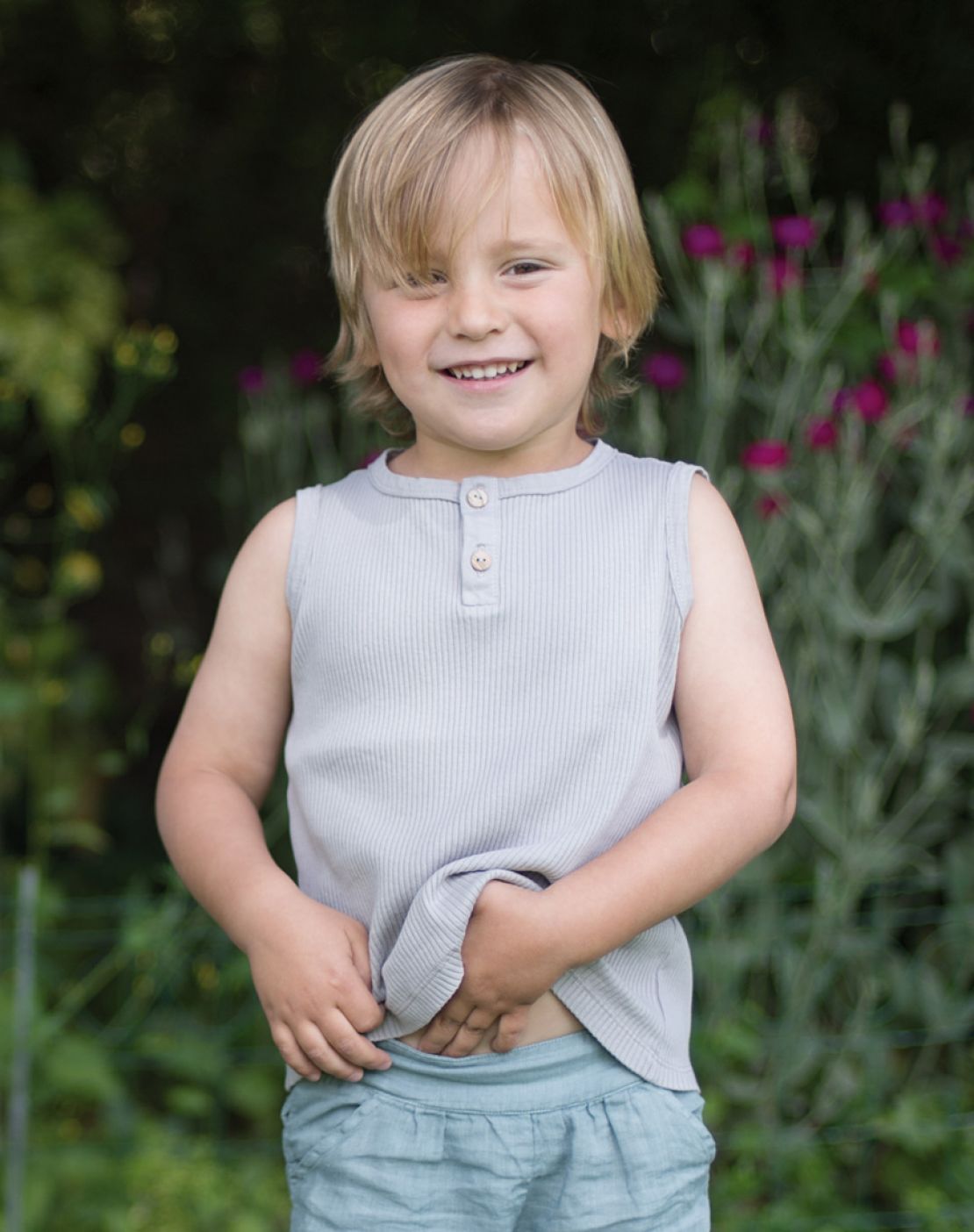 Camiseta tiras<br>GRIS