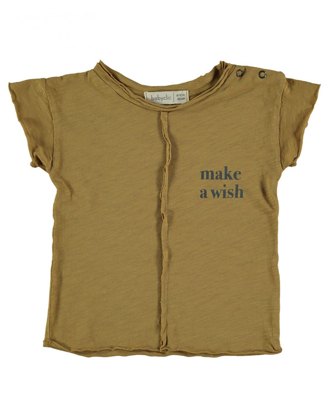 Camiseta WISH OCRE