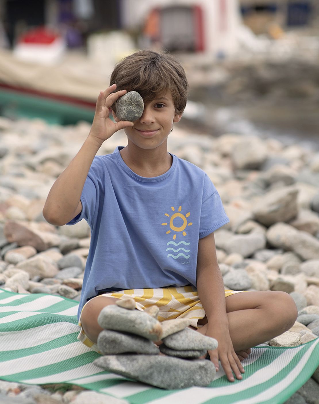 Camiseta<br>MEDITERRÁNEO ELECTRIC BLUE