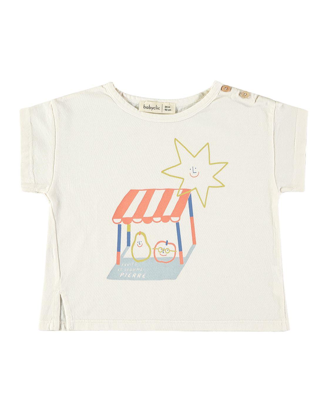 Camiseta<br>Pierre Ecru