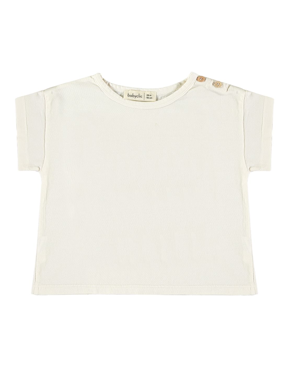 Camiseta<br>Plain Ecru