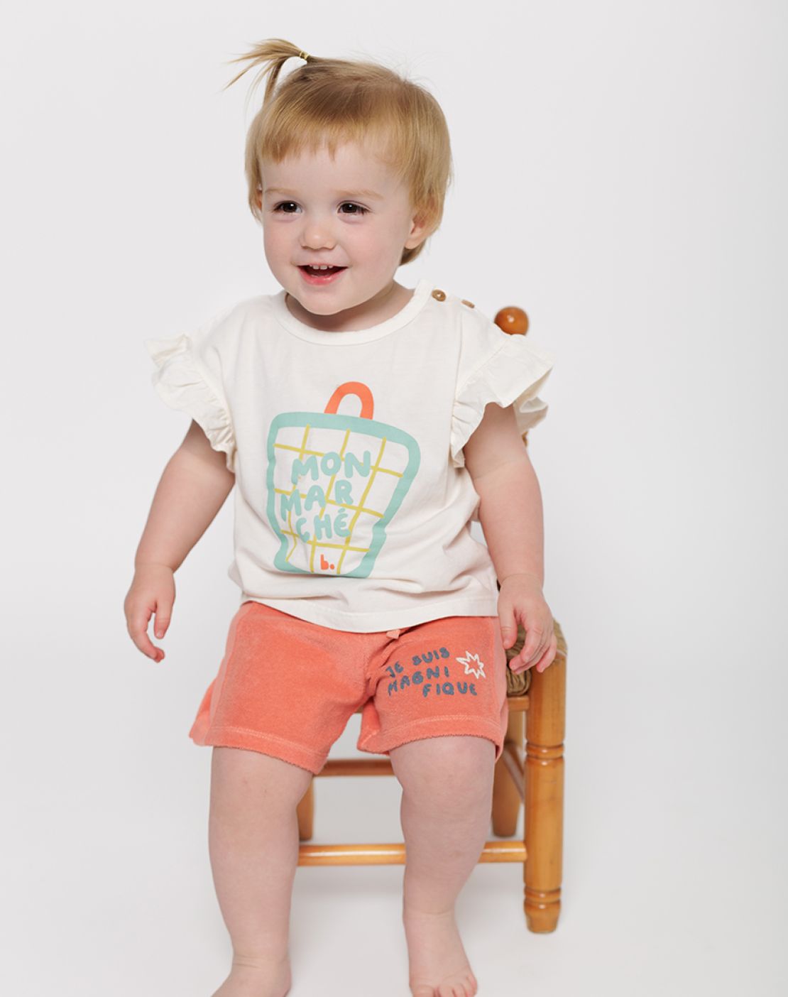 Camiseta<br>Shopping Bag Ecru