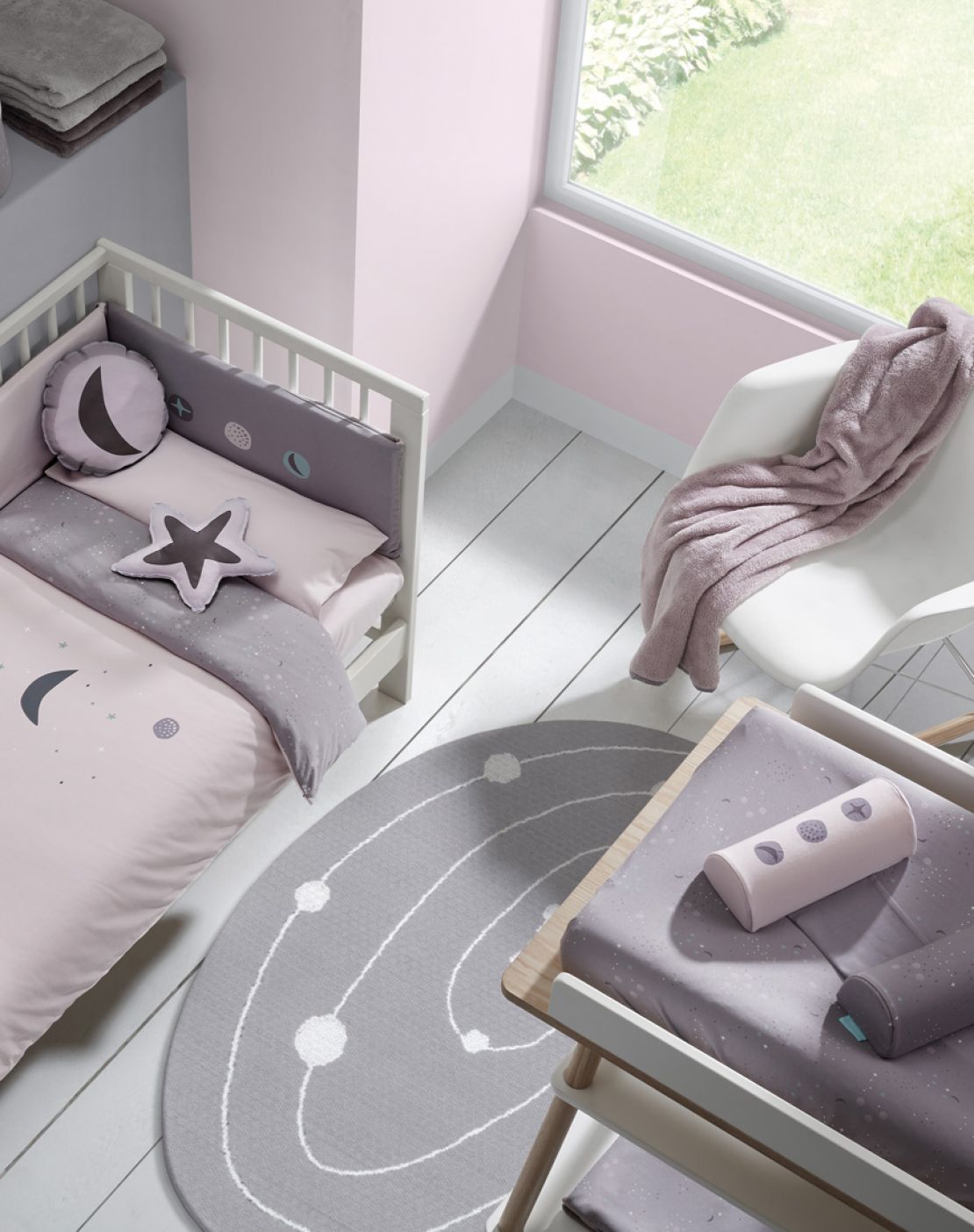 Cojín antivuelco COSMOS LILA