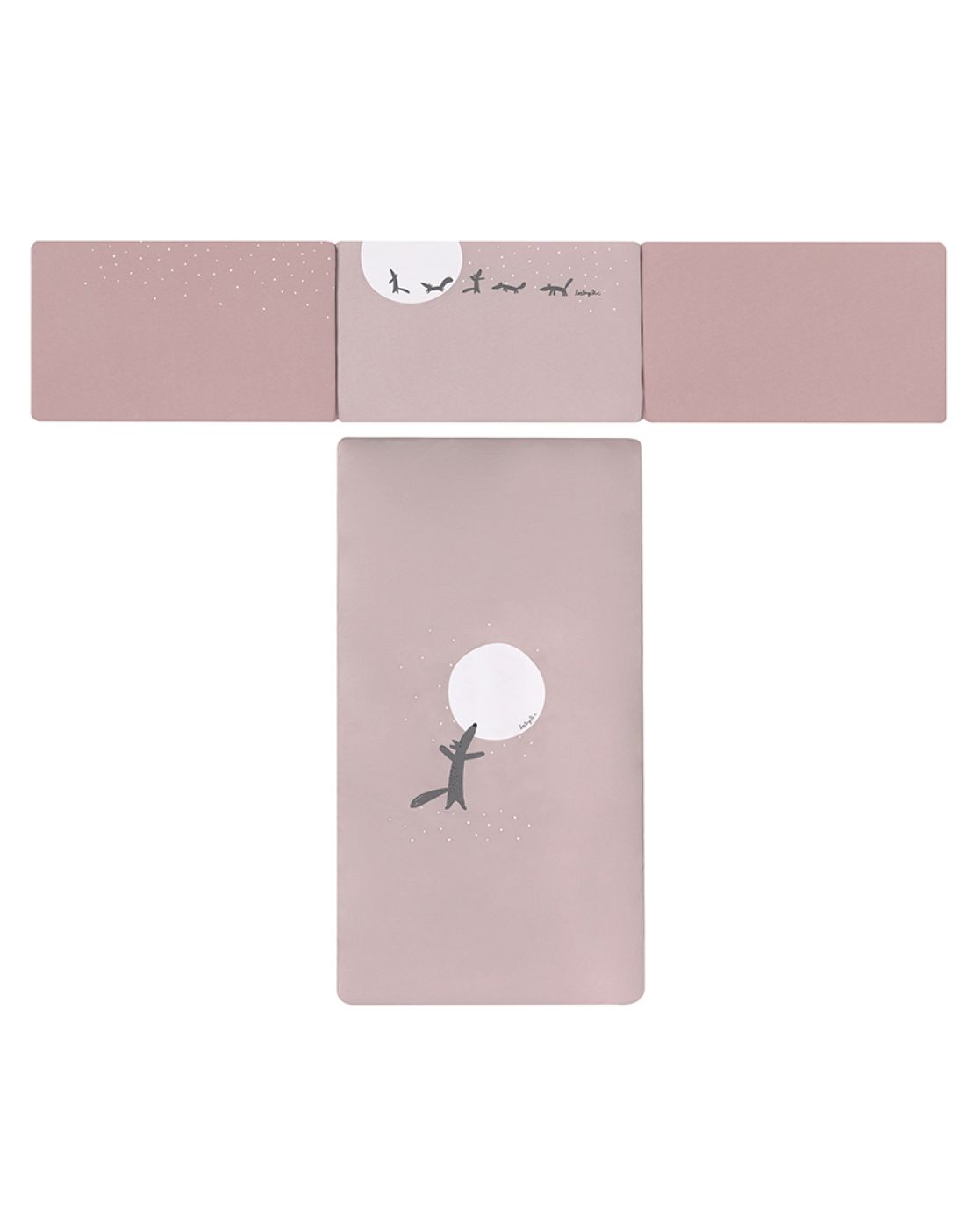 Colcha & protector<br>MOSS ROSA