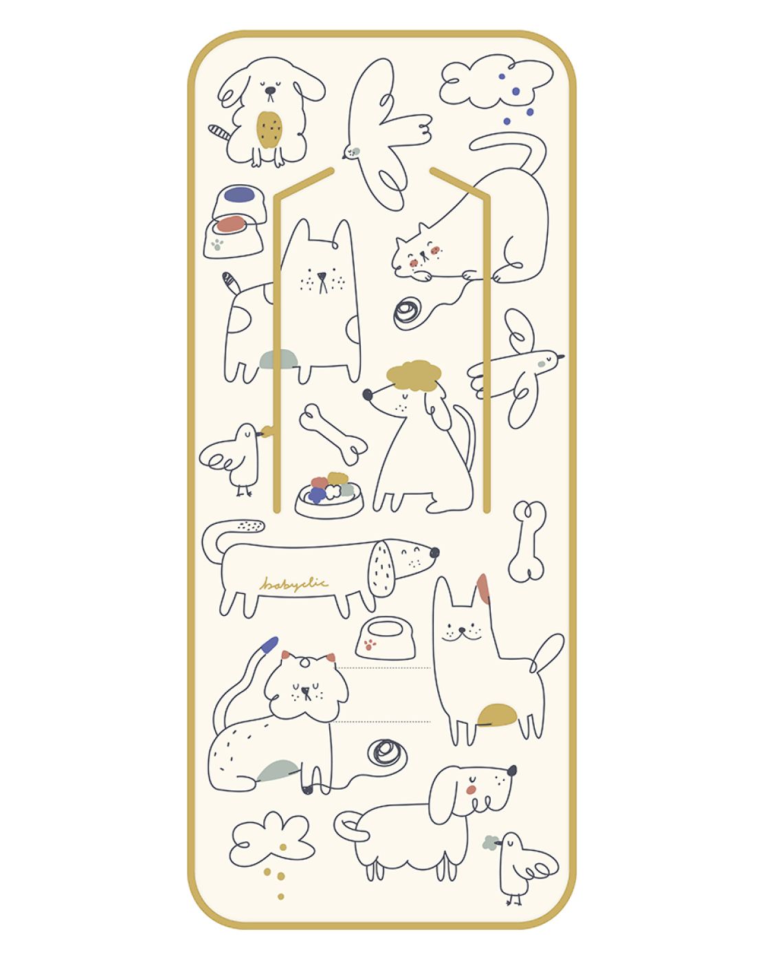 Colchoneta microfresh CAPRI<br>CATS AND DOGS