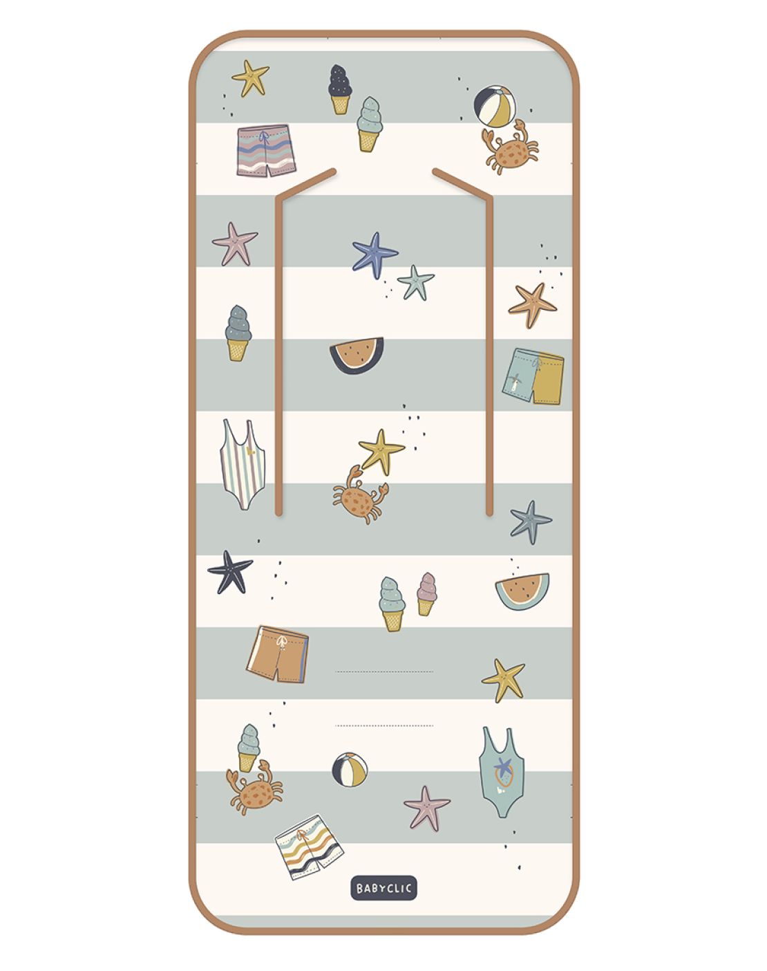 Colchoneta microfresh CAPRI<br>LA PLAGE