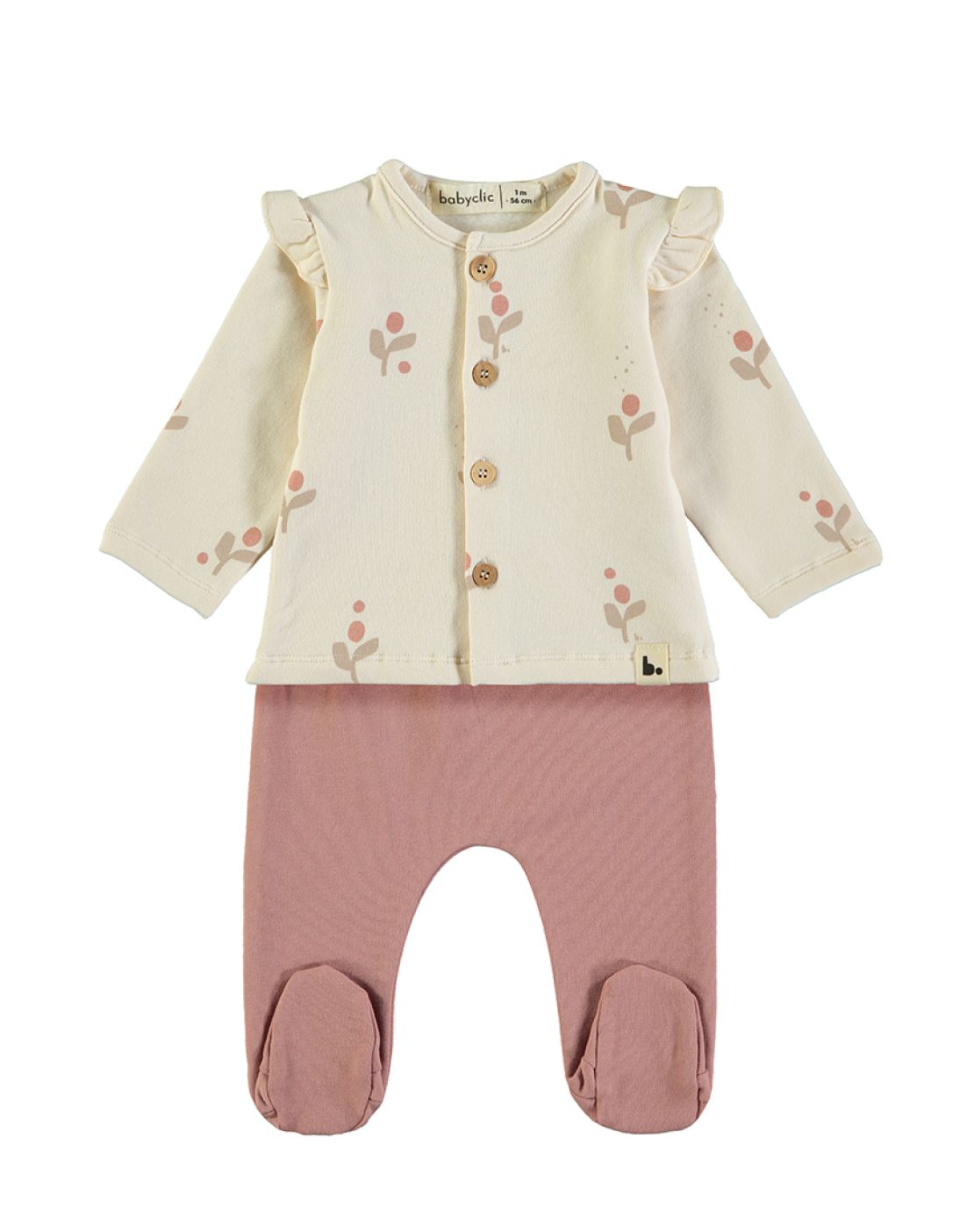 Conjunto Bebé<br>FLOR CREAM