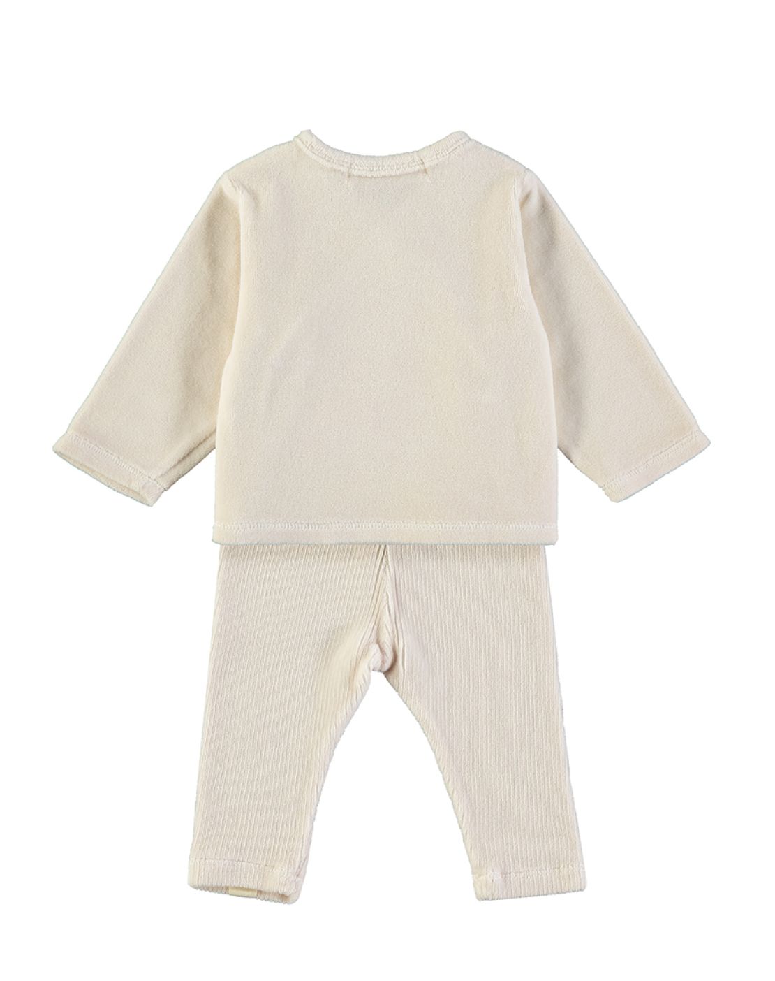 Conjunto Bebé<br>VELOUR ECRU