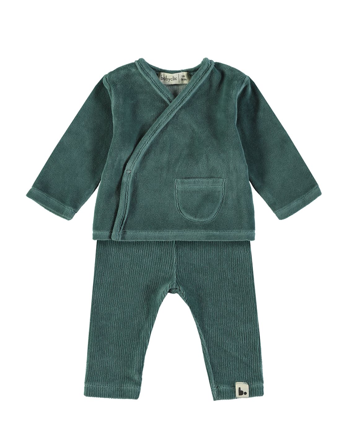 Conjunto Bebé<br>VELOUR FOREST GREEN