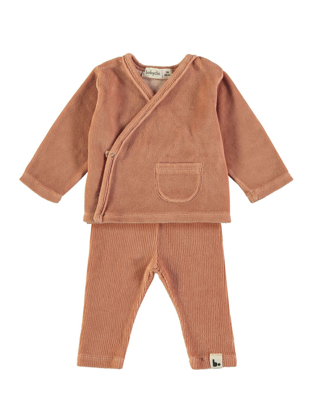Conjunto Bebé<br>VELOUR TERRACOTA