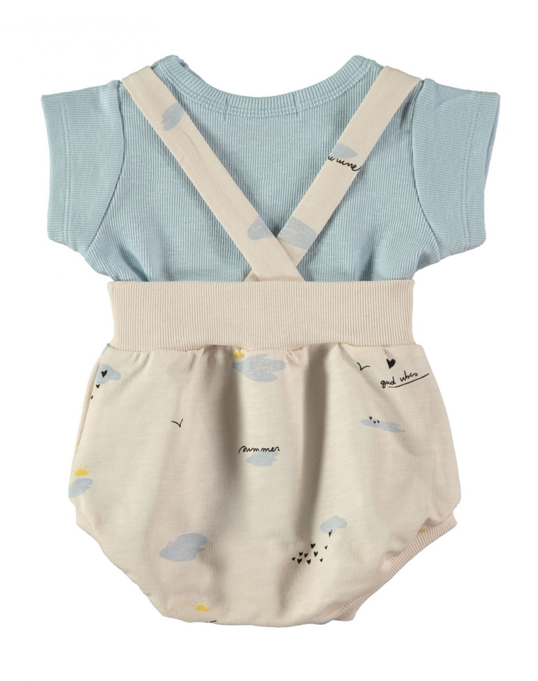 Culotte con tirantes + camiseta<br>SUMMER VIBES