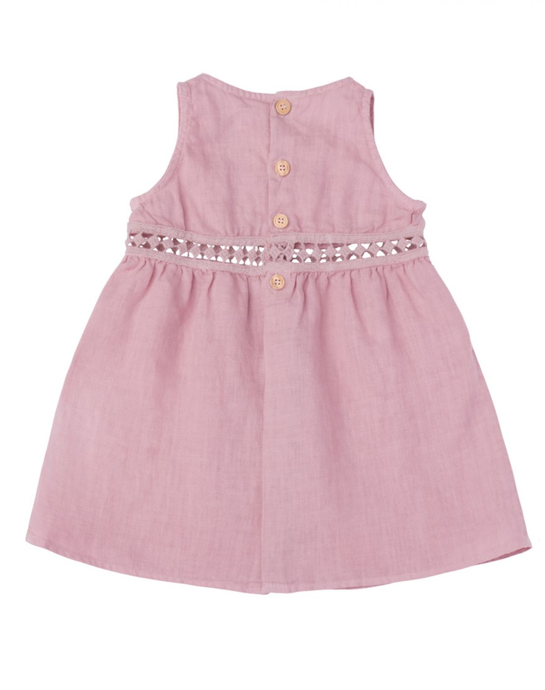 Vestido MILA ROSA EMPOLVADO