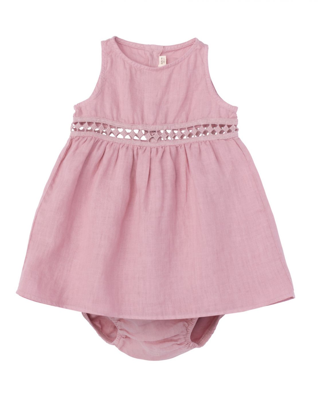 Vestido MILA ROSA EMPOLVADO