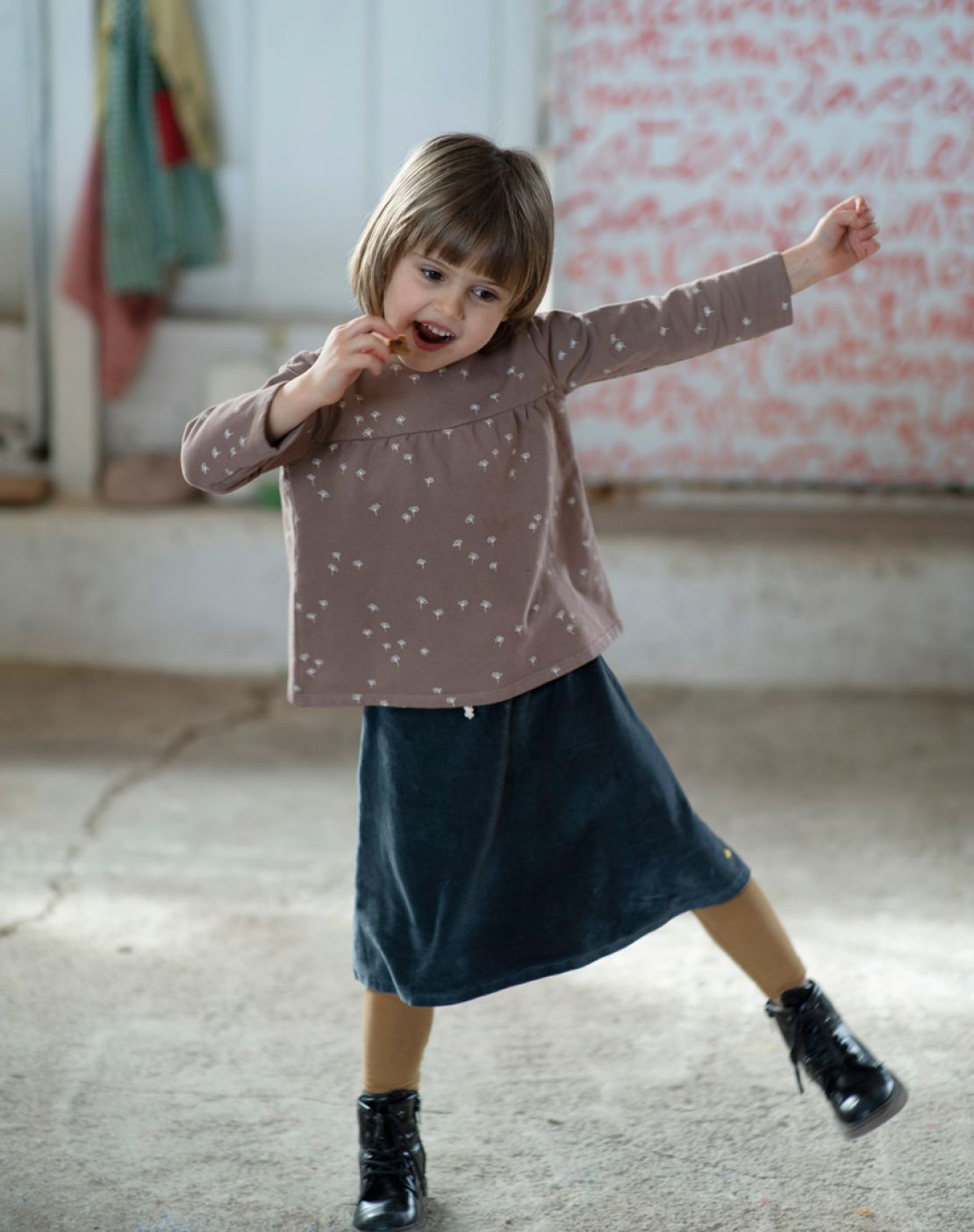 Falda BRUNA AZUL NOCHE