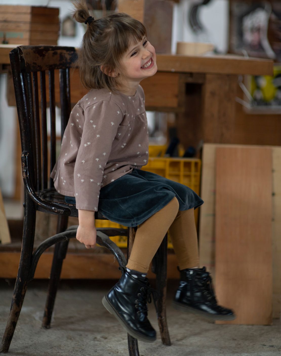 Falda BRUNA AZUL NOCHE