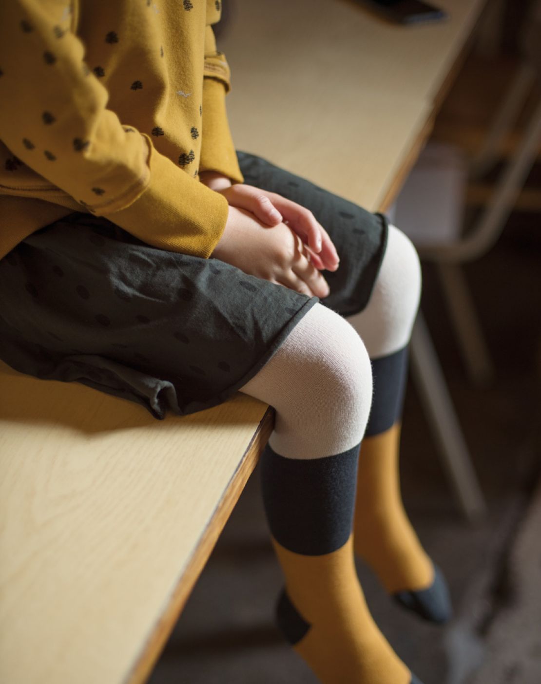 Falda pantalón SPOTS NEGRO