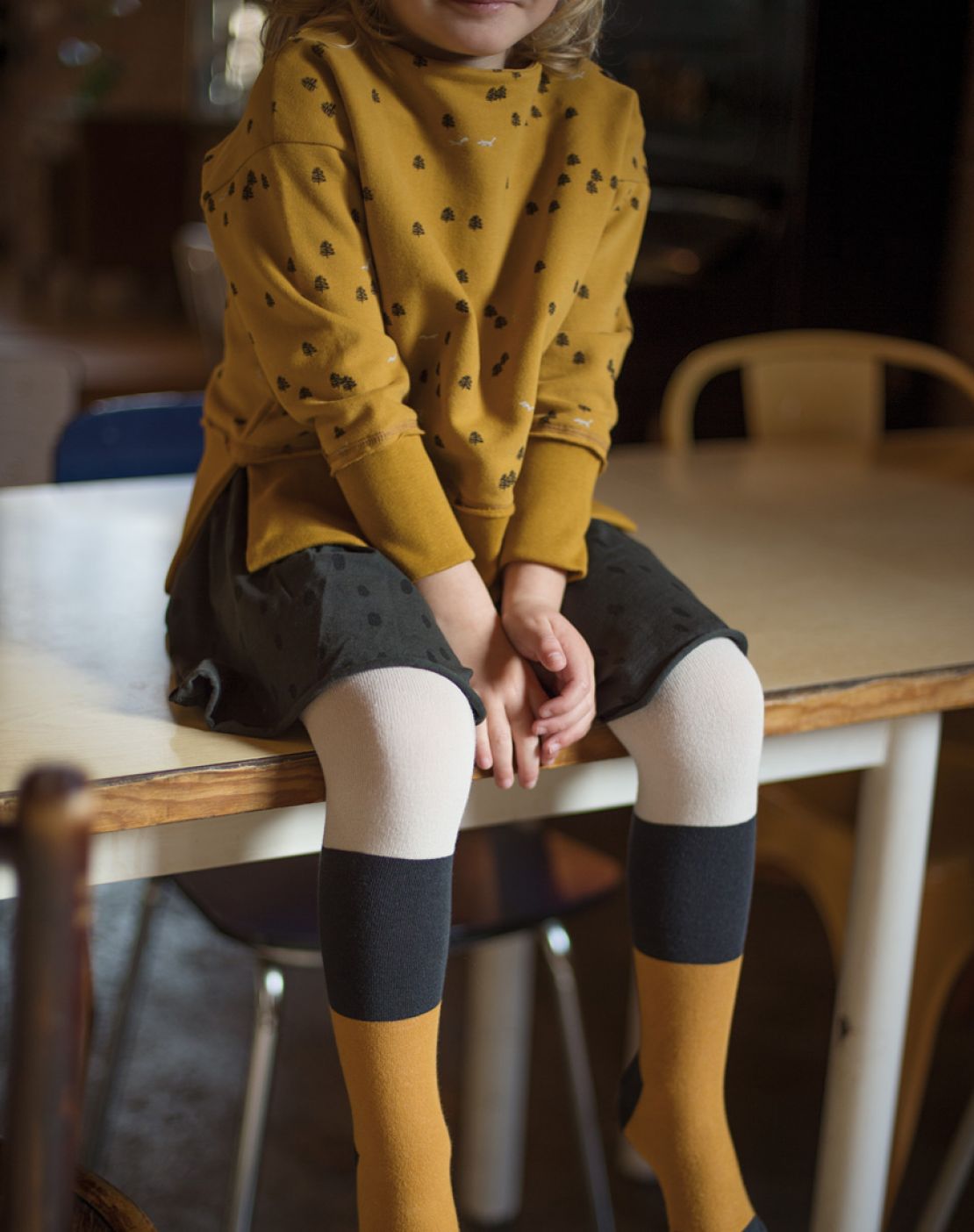 Falda pantalón SPOTS NEGRO