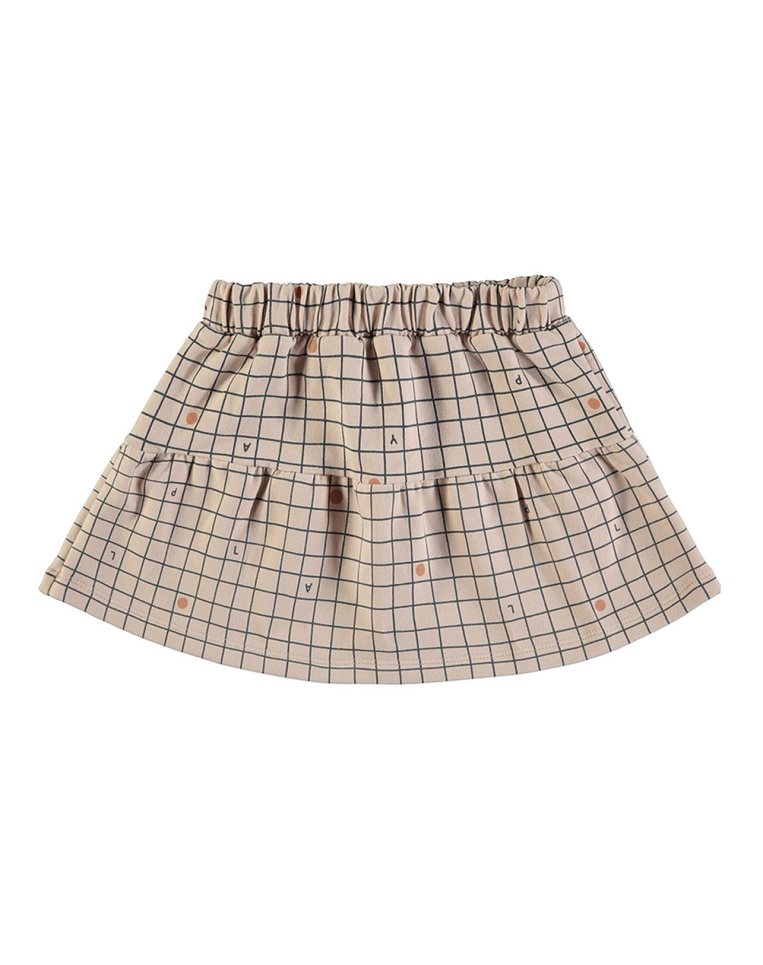 Falda<br>CHECKS NUDE