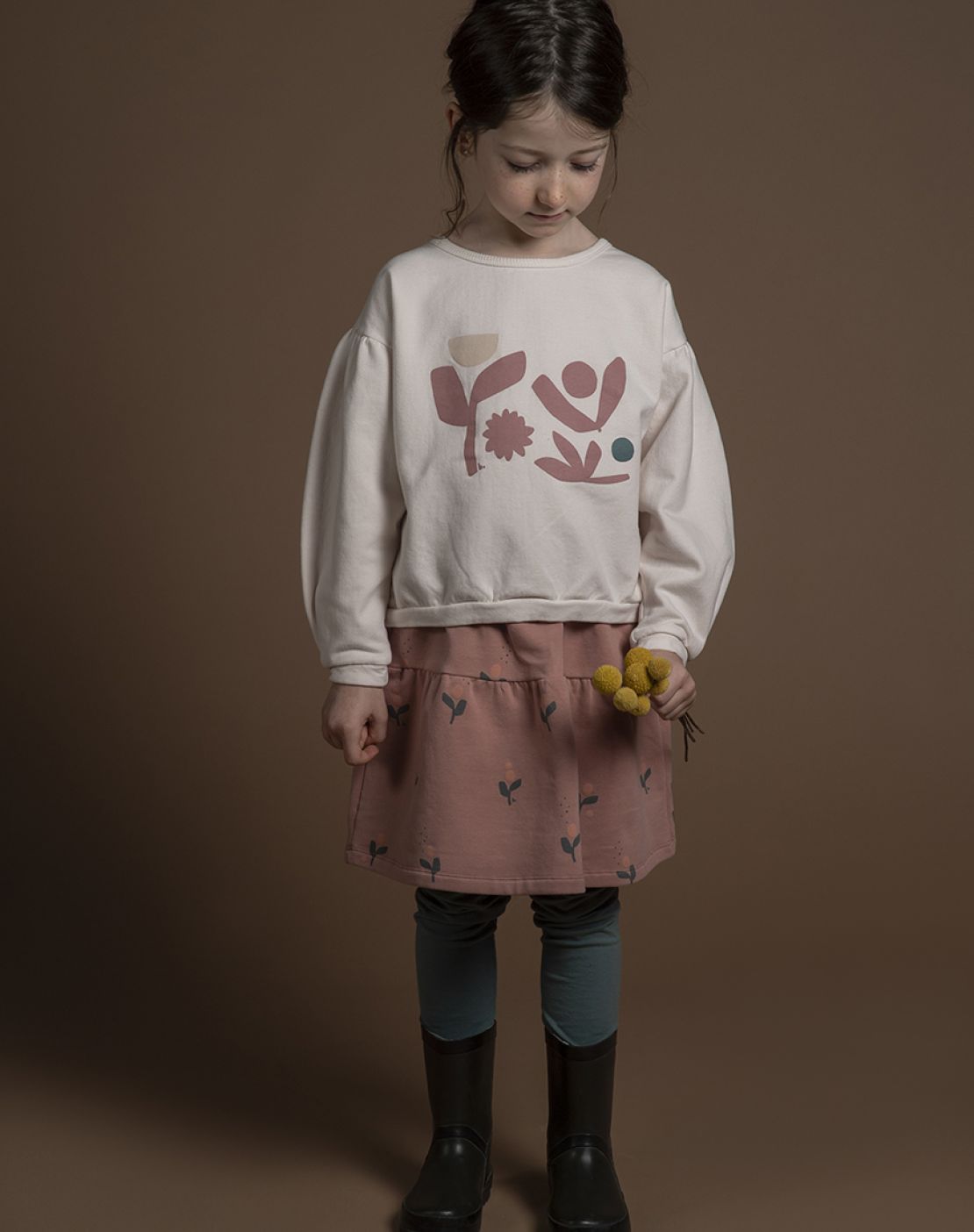 Falda<br>FLOR VINTAGE PINK