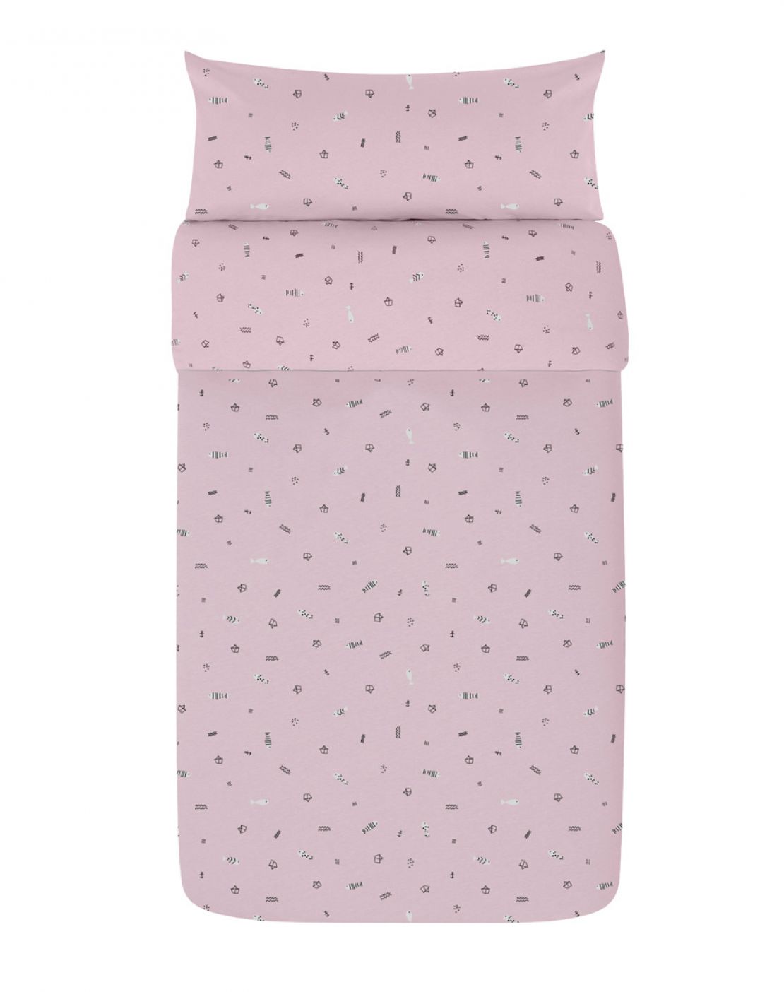 Funda nórdica cama 90X190/200<br>BOATS ROSA