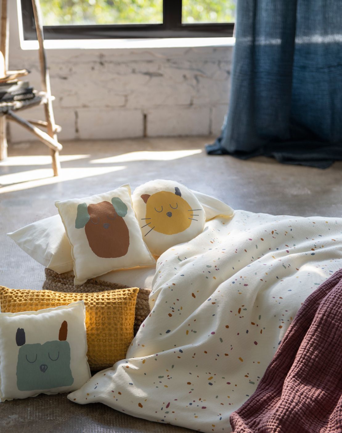 Funda nórdica minicuna CONFETTI IVORY