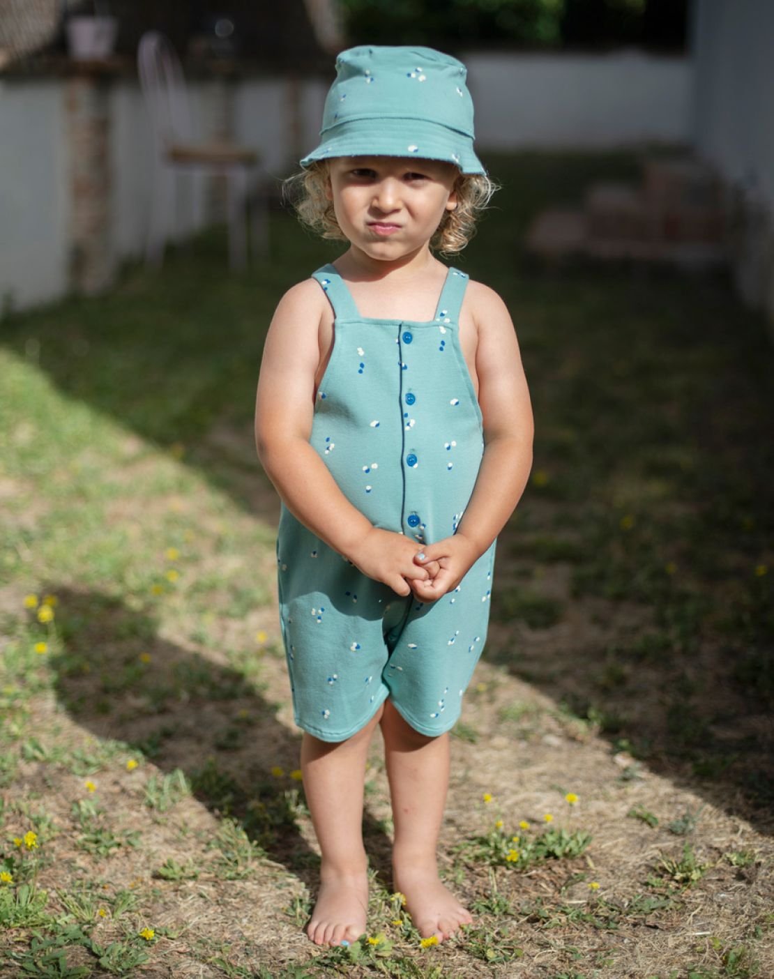 Gorro verano PETALS VERDE