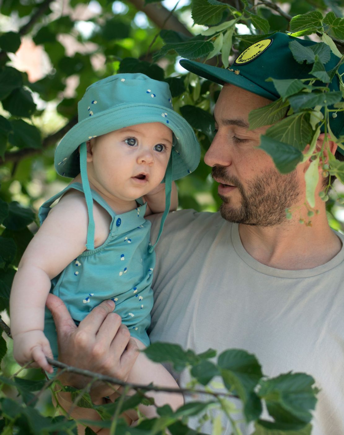 Gorro verano PETALS VERDE