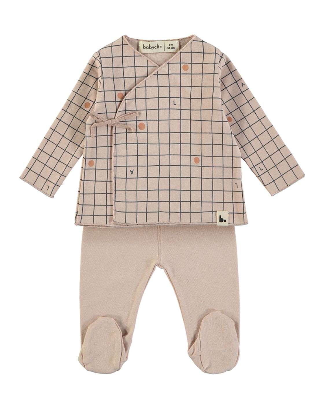 Jubón + polaina<br>CHECKS NUDE