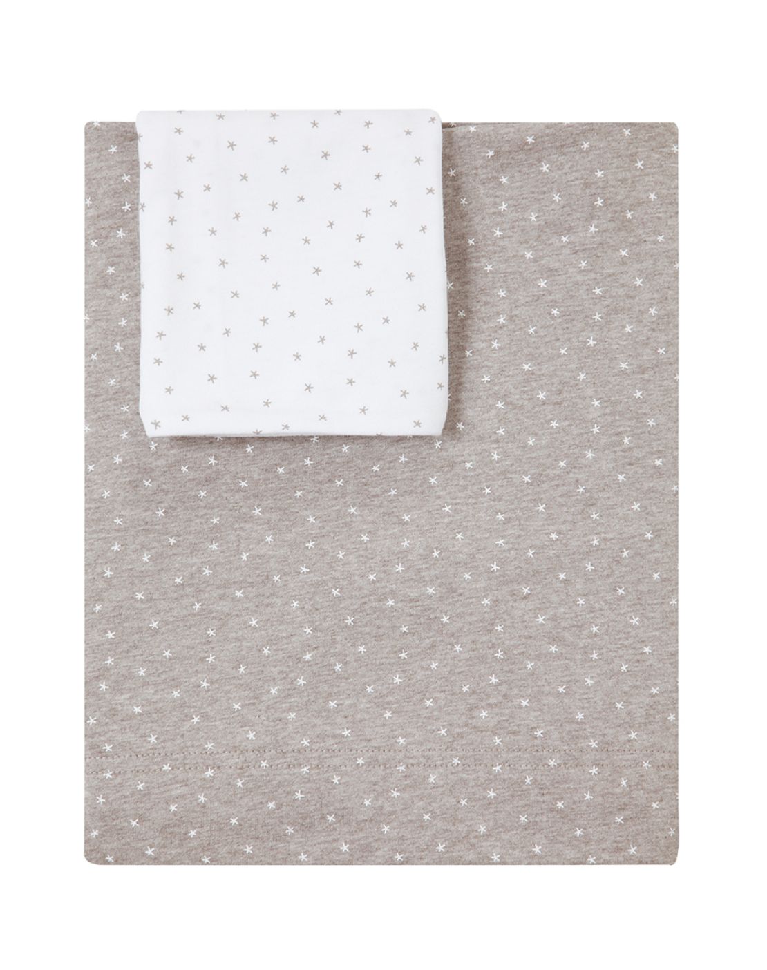 Juego de sábanas cuna MINI STELLA GRIS