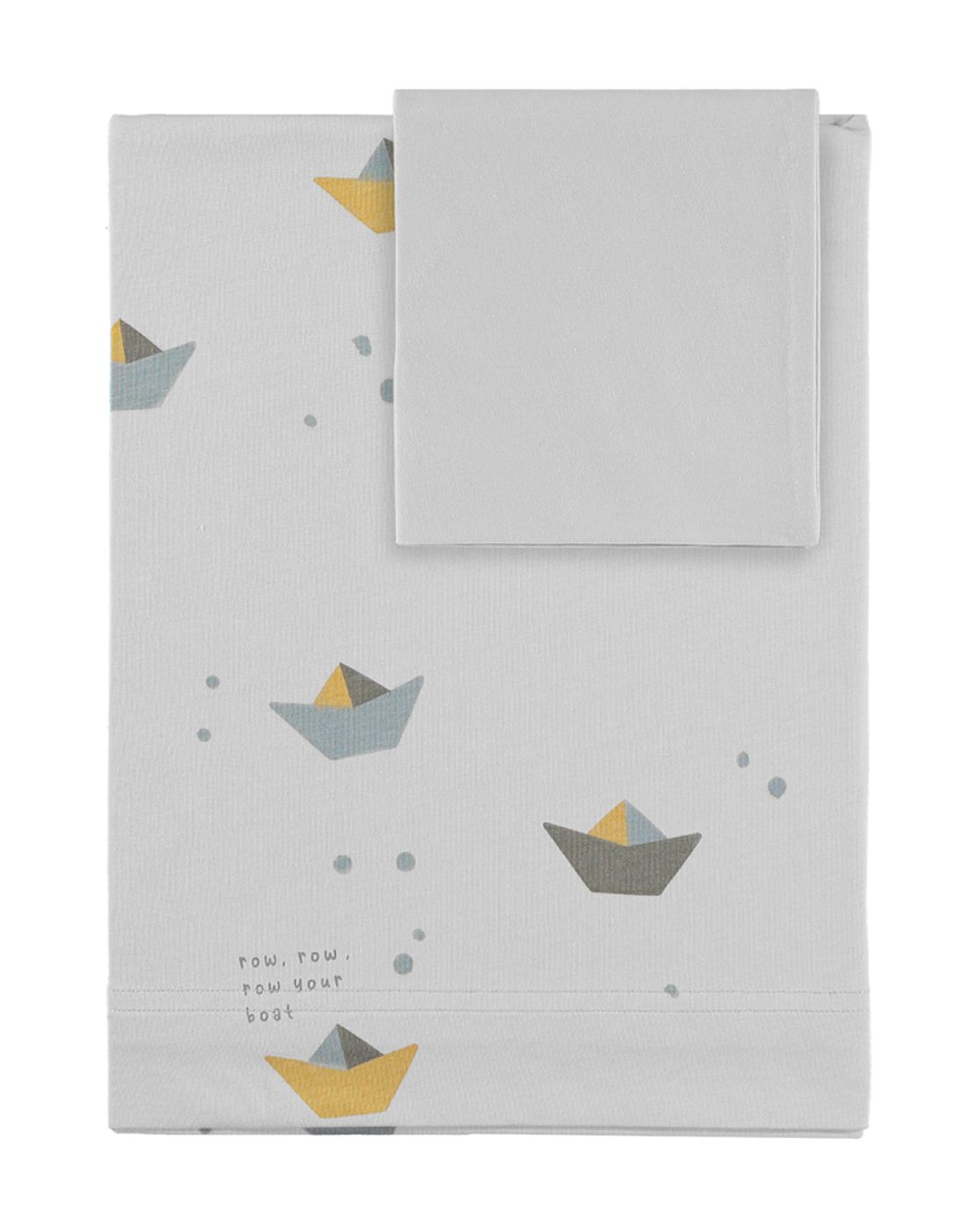 Juego de sábanas cuna PAPER BOAT