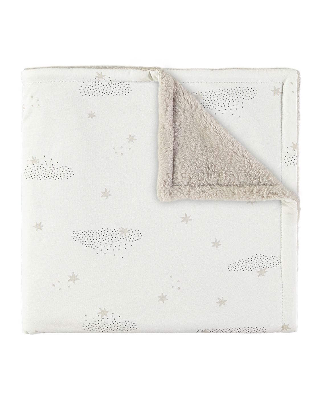 Manta pelo<br>STARRY NIGHT BLANCO