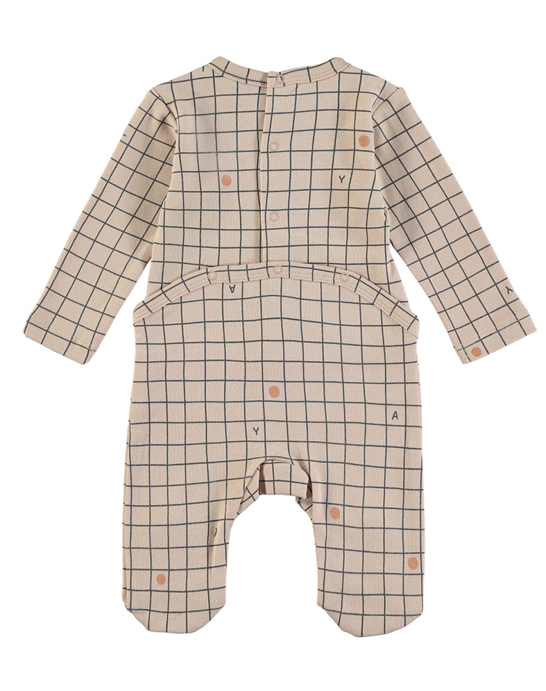 Mono con pies<br>CHECKS NUDE