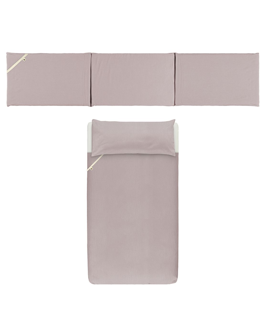 Bedding set <br>PLAIN ROSA VINTAGE