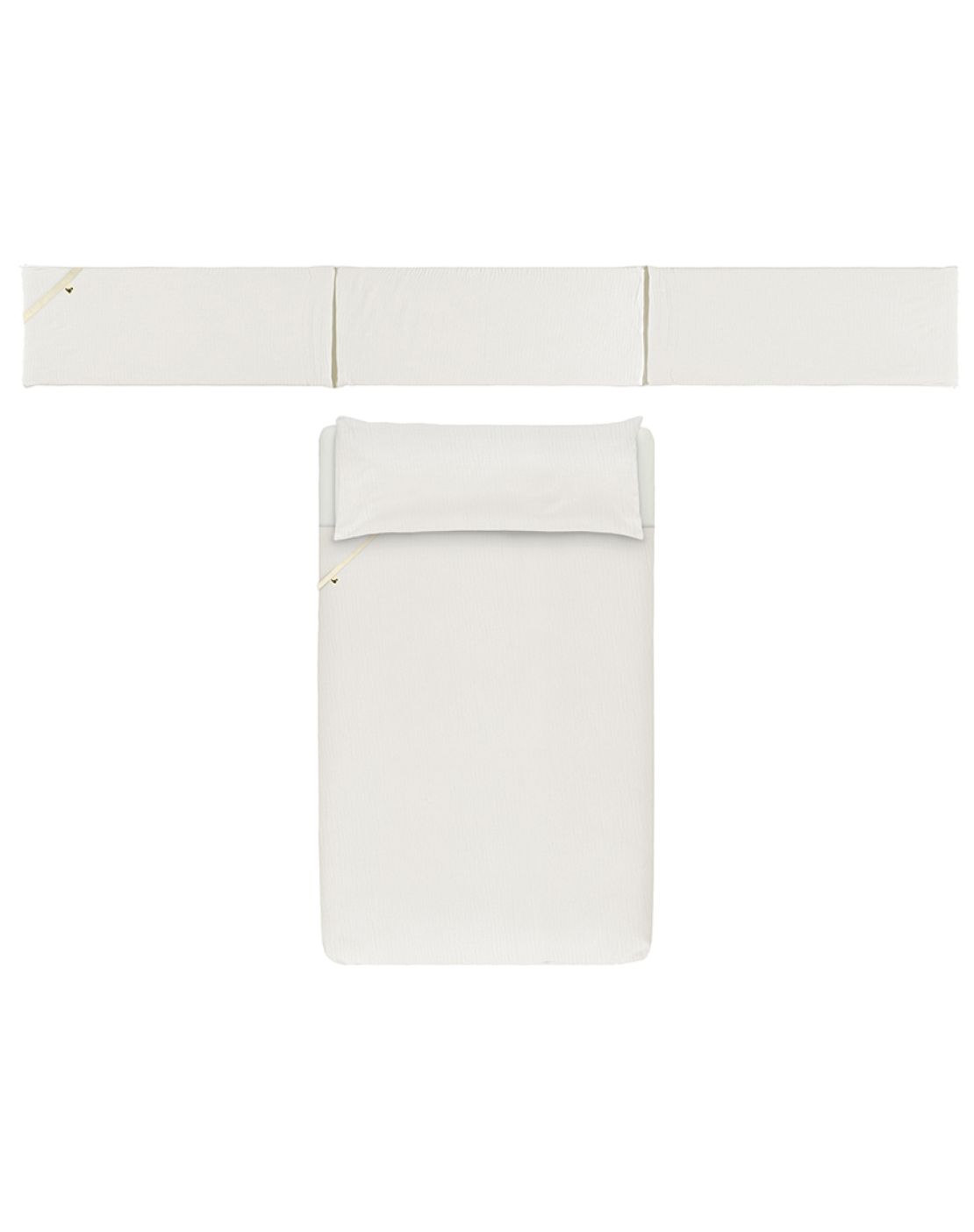 Pack nórdica moises + protector<br>PLAIN ECRU