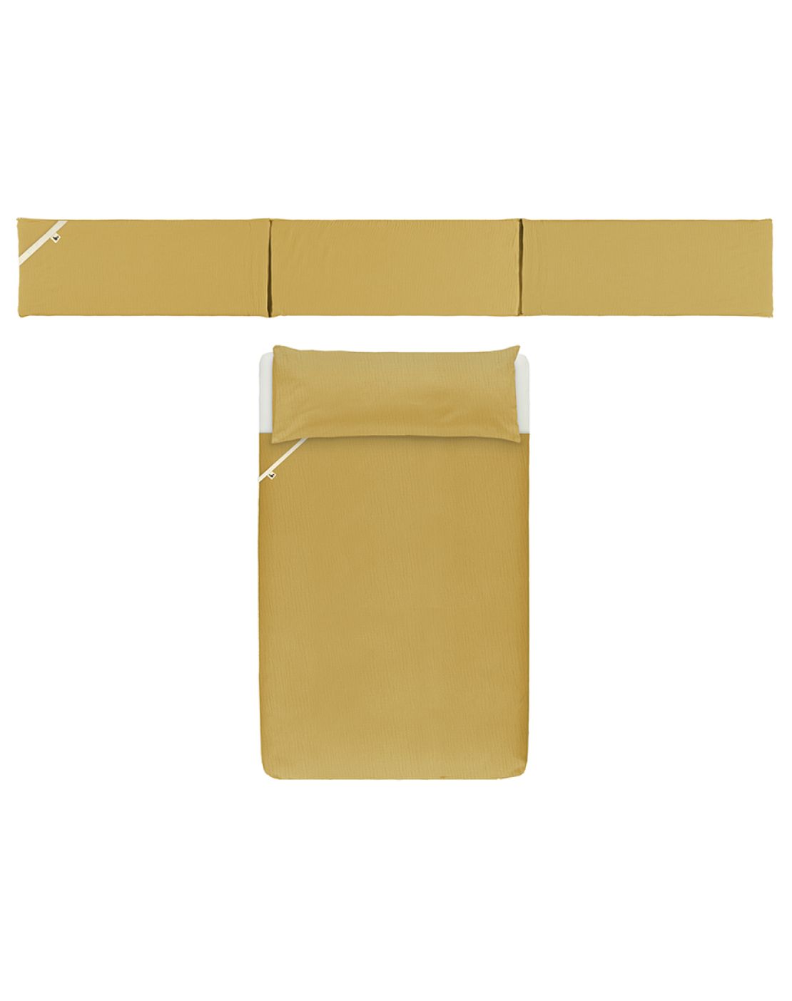 Pack nórdica moises + protector<br>PLAIN MOSTAZA