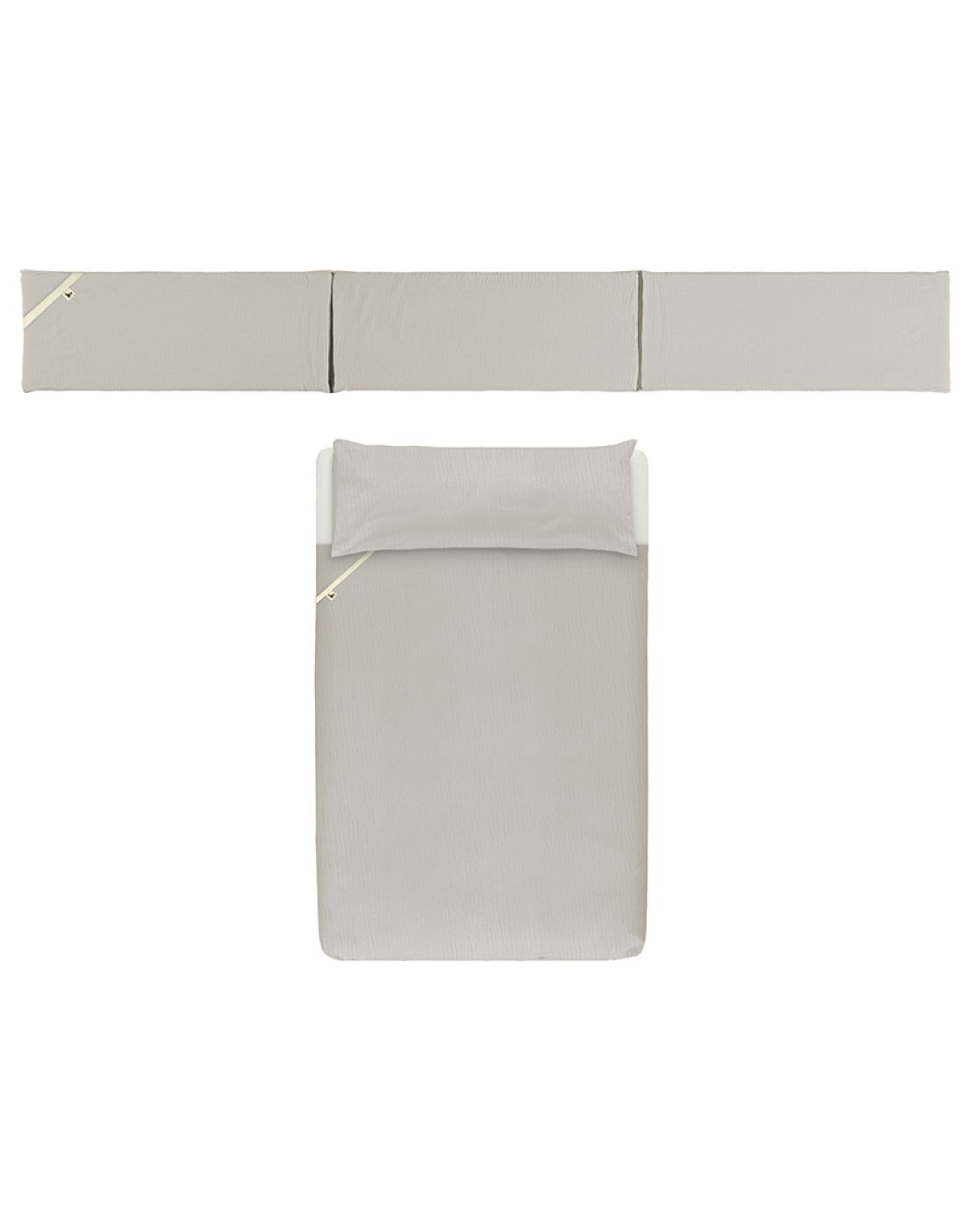 Pack nórdica moises + protector<br>PLAIN PIEDRA