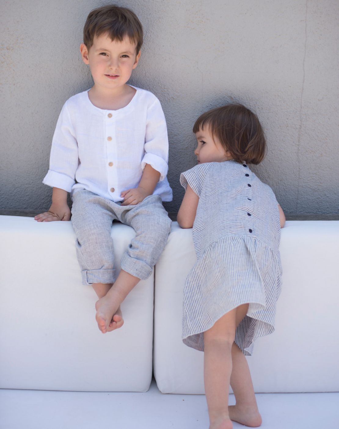 Pantalón LINEN RAYAS NEGRO