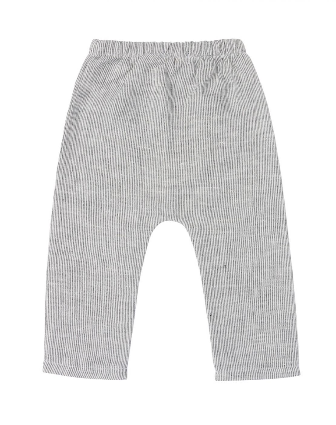 Pantalón LINEN RAYAS NEGRO