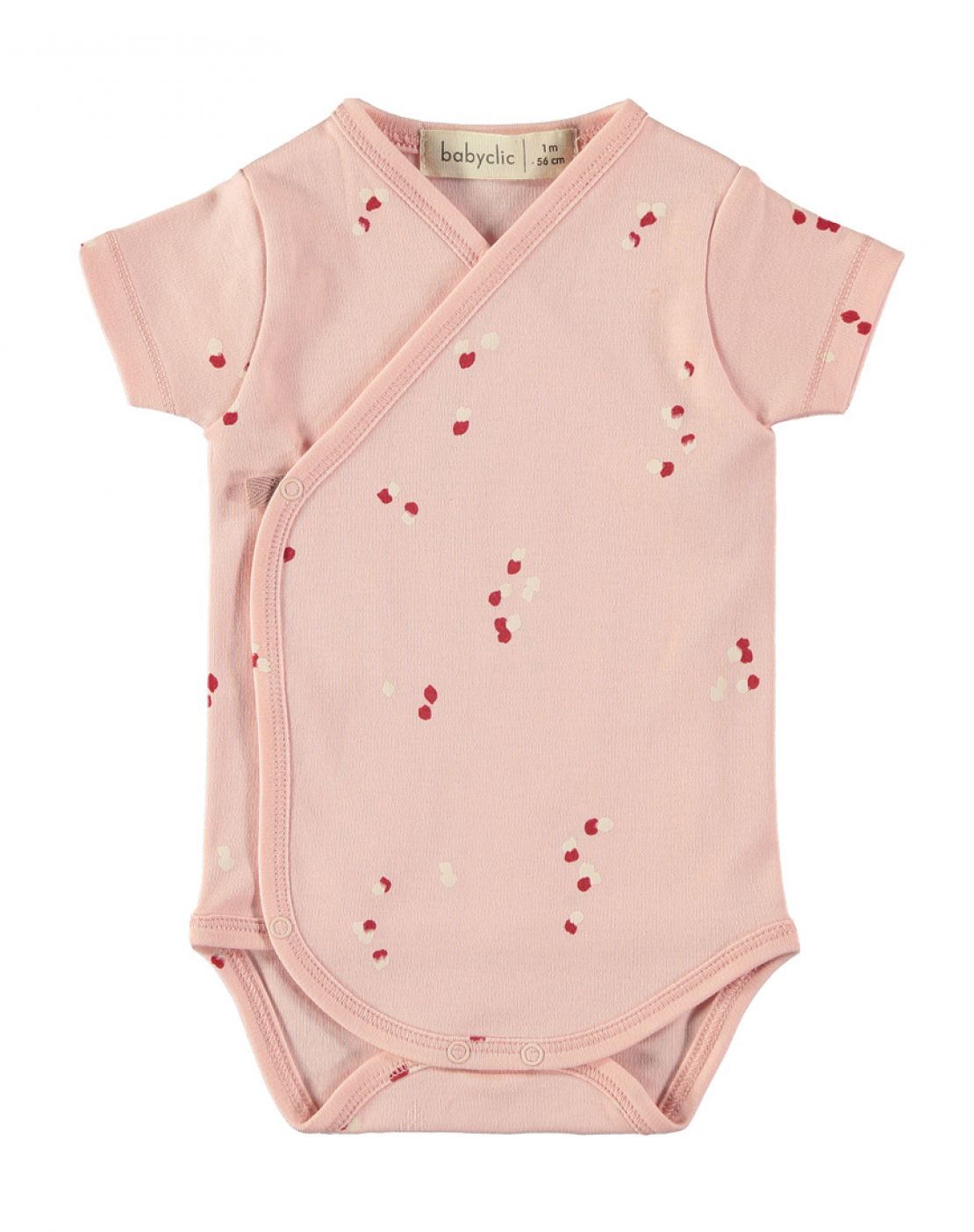 Body manga corta<br>PETALS ROSA